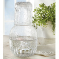 embossed drink glass water drinking bottle